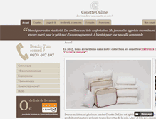 Tablet Screenshot of couette-online.fr